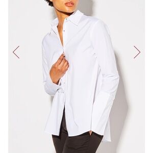 Misha Nonoo white cotton Husband button down shirt - L